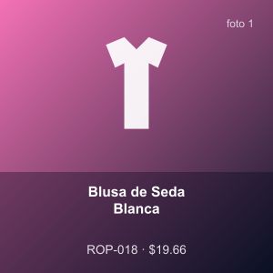 Blusa de Seda Blanca
