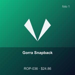 Gorra Snapback
